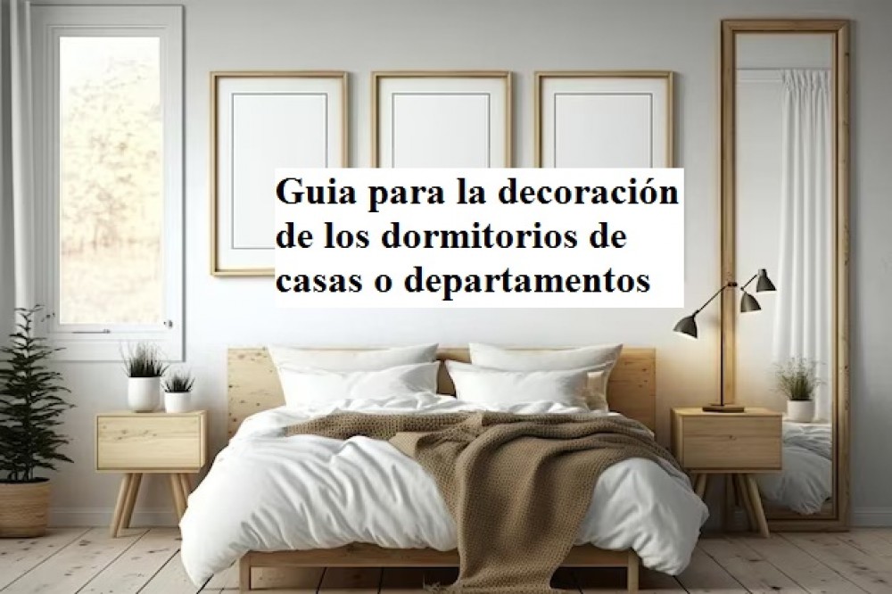 Guia para la decoración de los dormitorios de  casas o departamentos 