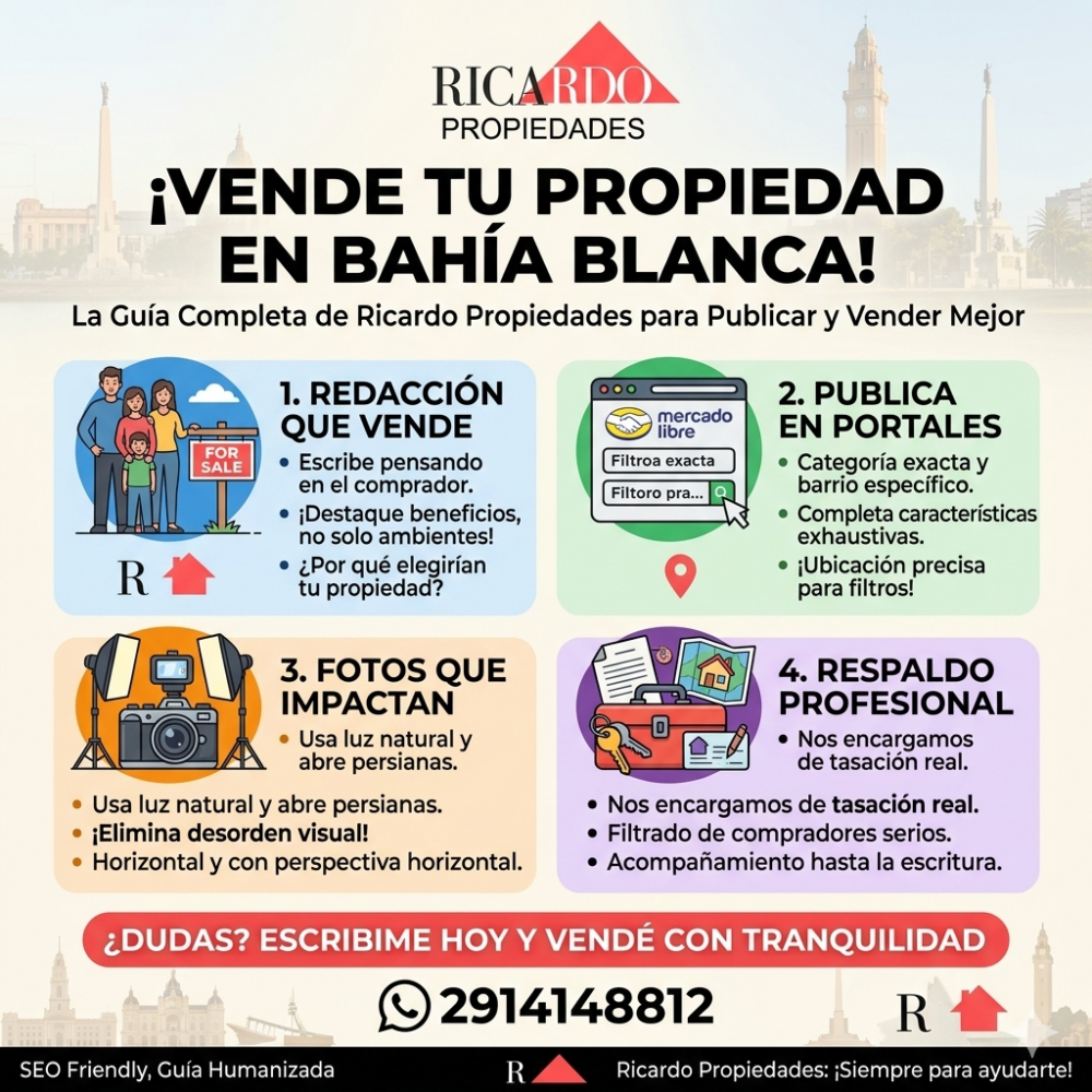 Clasificados de propiedades en bahia blanca: Cómo publicar una propiedad en Bahía Blanca y vender mejor.