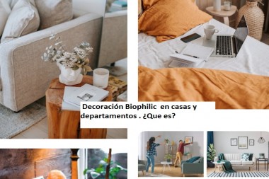 Decoración Biophilic  en casas y departamentos . ¿Que es?