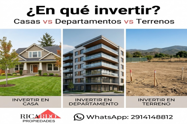 Departamentos, casas y terrenos 