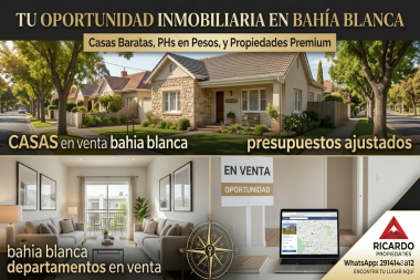 El mercado inmobiliario en movimiento: Oportunidades y tendencias en la ciudad de bahia blanca 