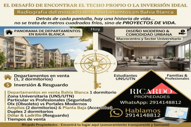 Dpartamentos en venta en Bahia Blanca 