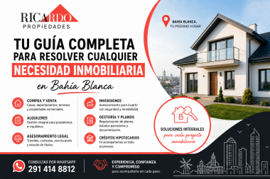 gestoria inmobiliaria en bahia blanca .